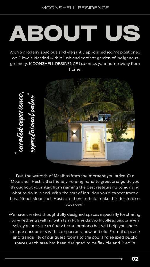 Moonshell Residence Maalhos  Dış mekan fotoğraf